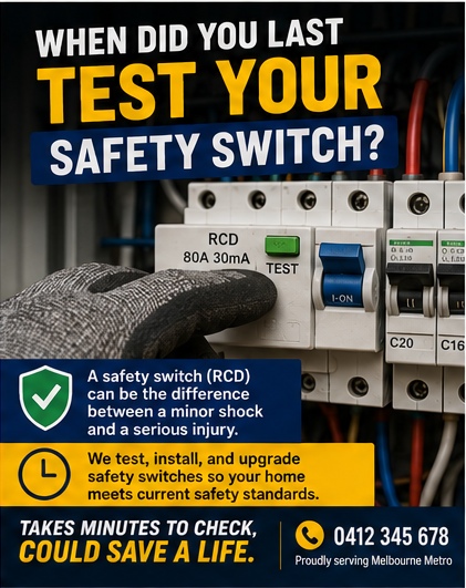 Sample post graphic - switchboard safety