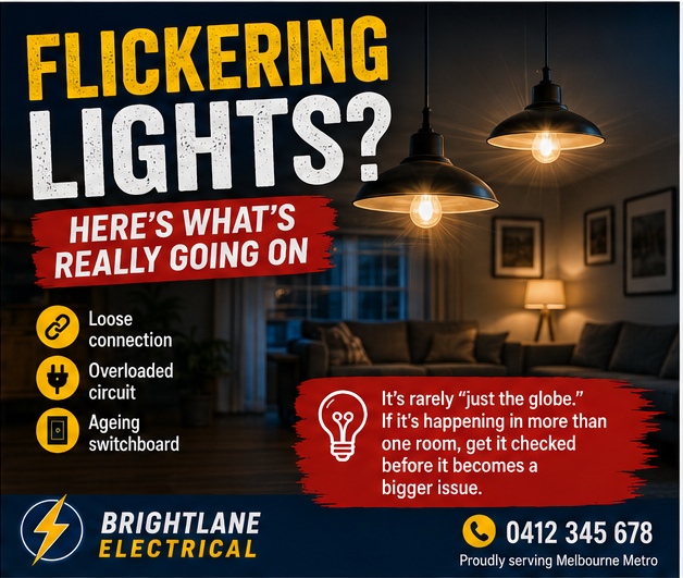 Sample post graphic - flickering lights