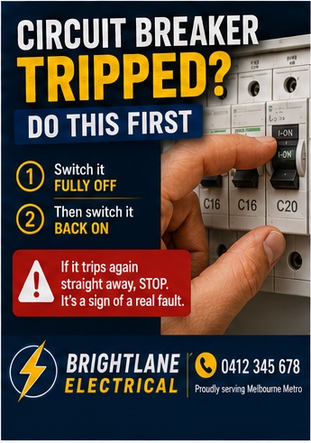 Sample post graphic - circuit breaker tripped